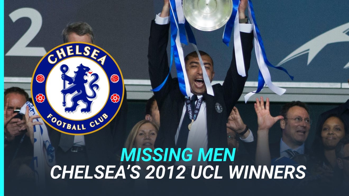 Roberto Di Matteo lifts the Champions League trophy in 2012.