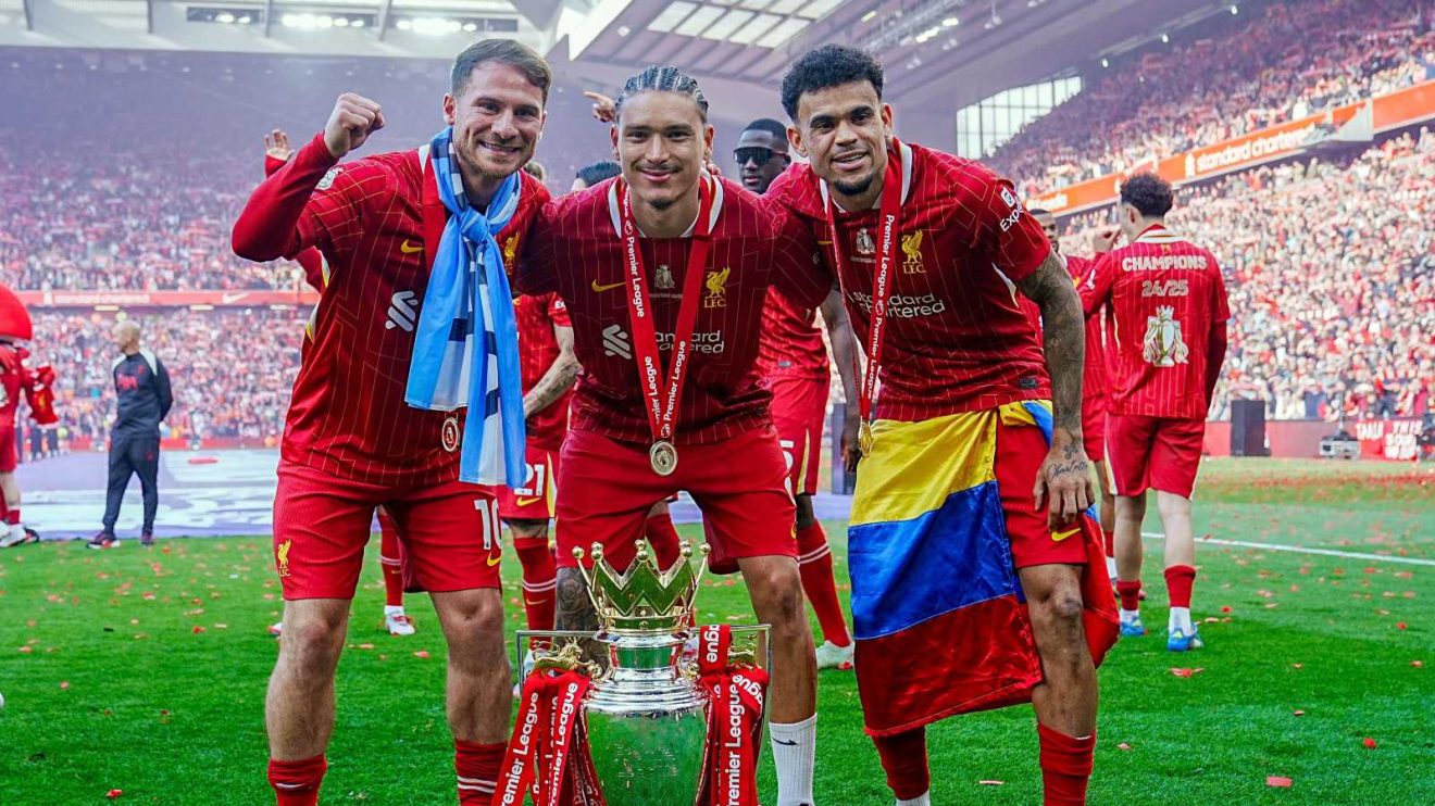 Liverpool trio Luis Diaz, Alexis Mac Allister and Darwin Nunez