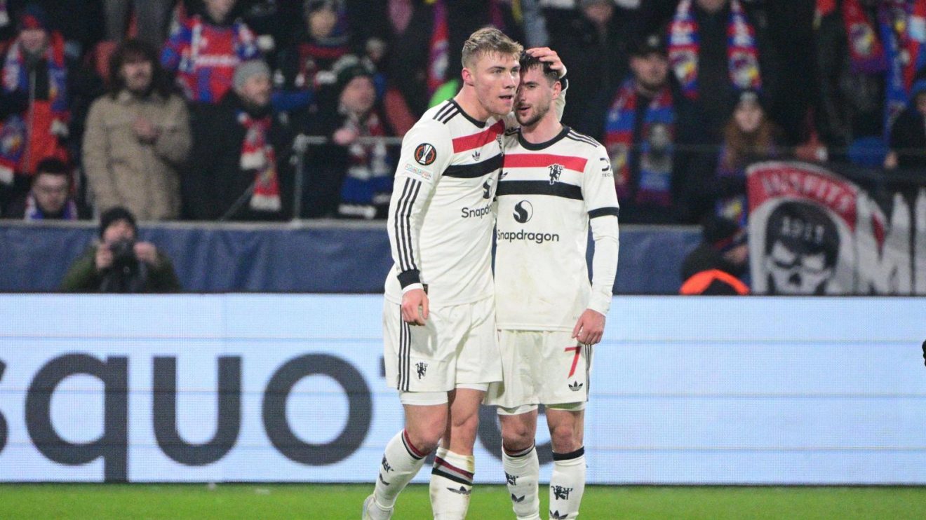 Man Utd duo Rasmus Hojlund and Mason Mount