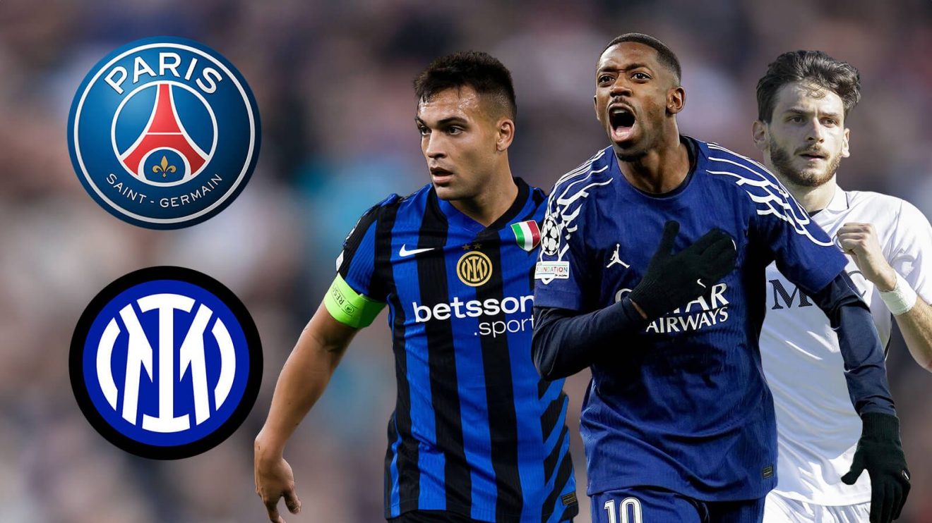 Inter PSG Champions League final combined XI
