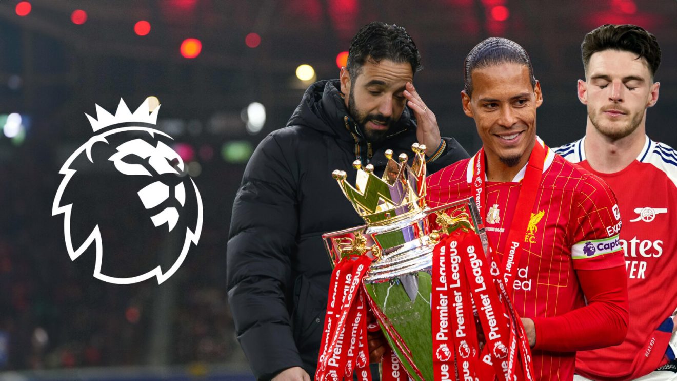 Ruben Amorim, Virgil van Dijk and Declan Rice.