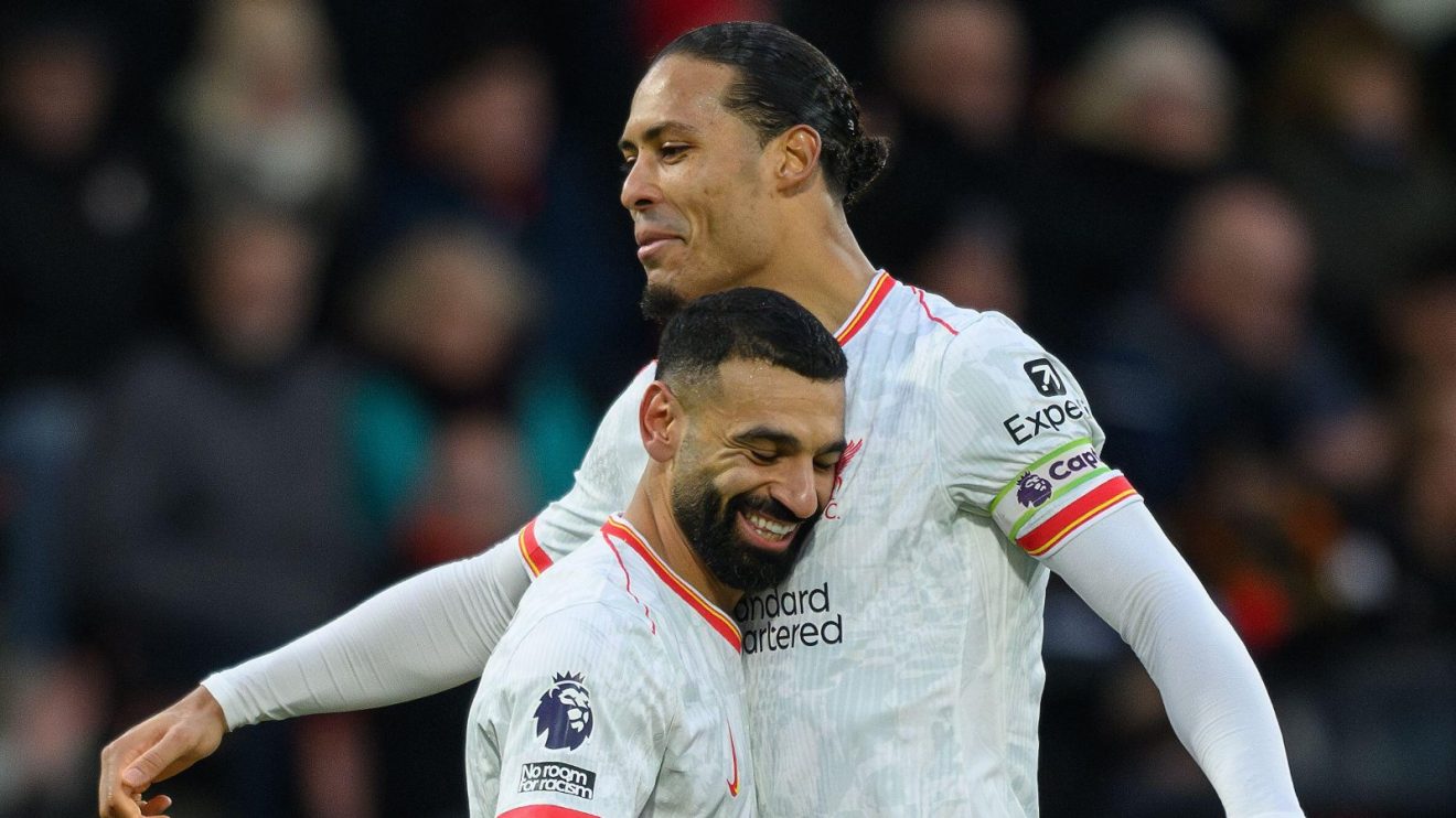 Mo Salah and Virgil van Dijk