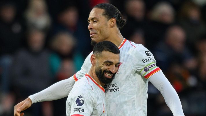 Mo Salah and Virgil van Dijk