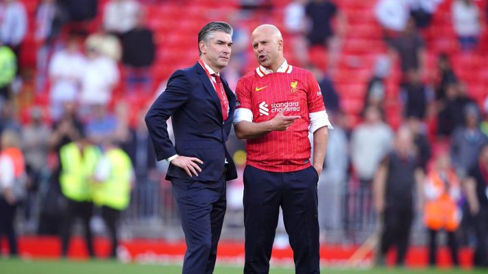 Liverpool duo Arne Slot and Richard Hughes