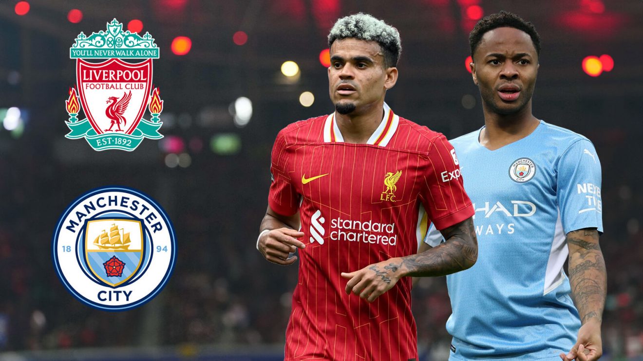Luis Diaz and Raheem Sterling