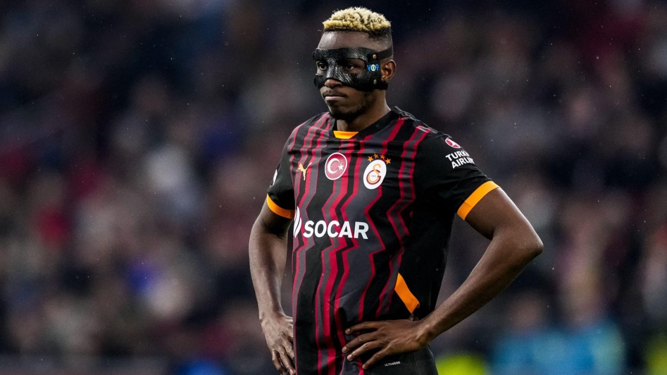 Man Utd-linked Victor Osimhen during a match