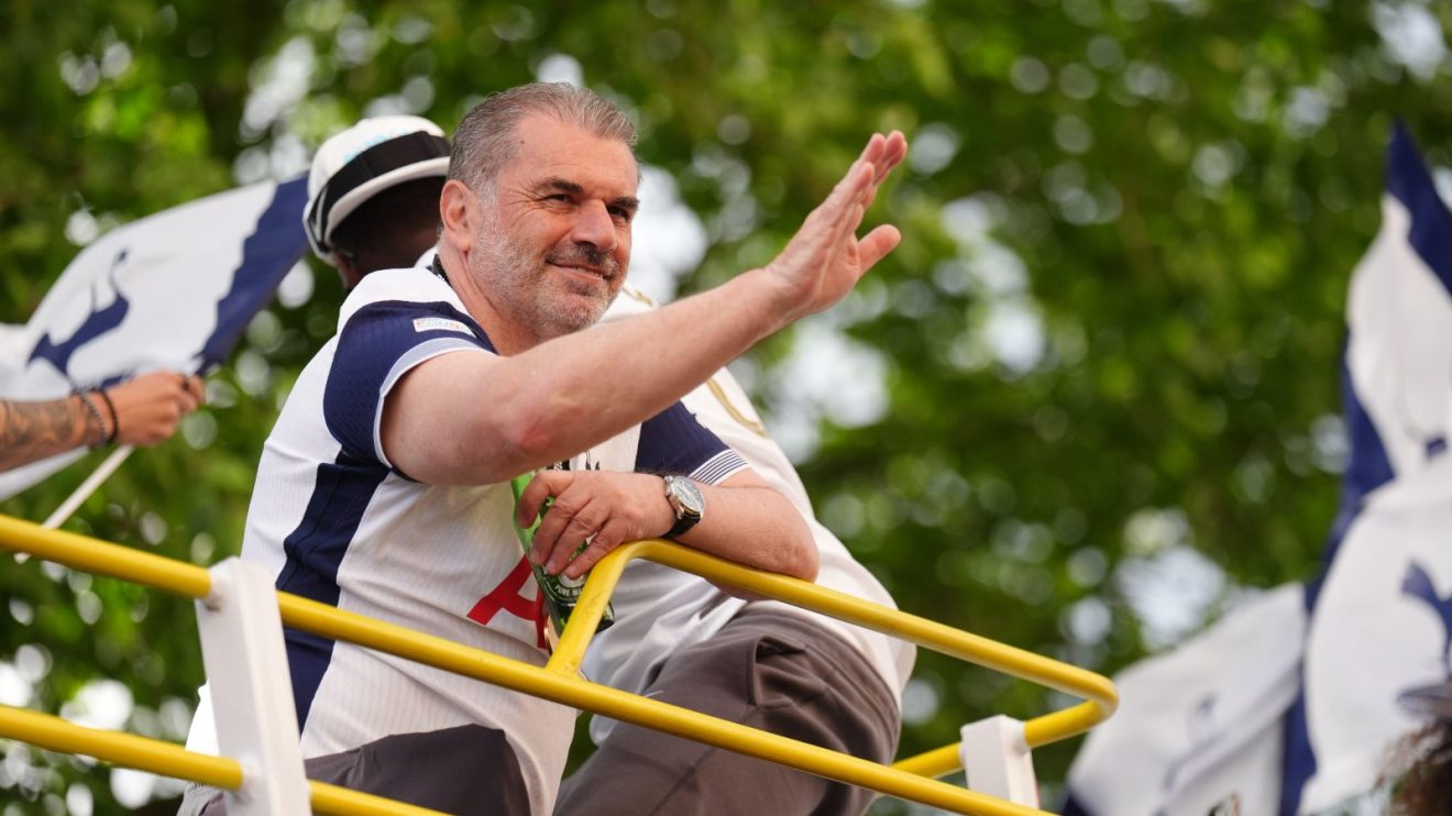 Ange Postecoglou in happier times