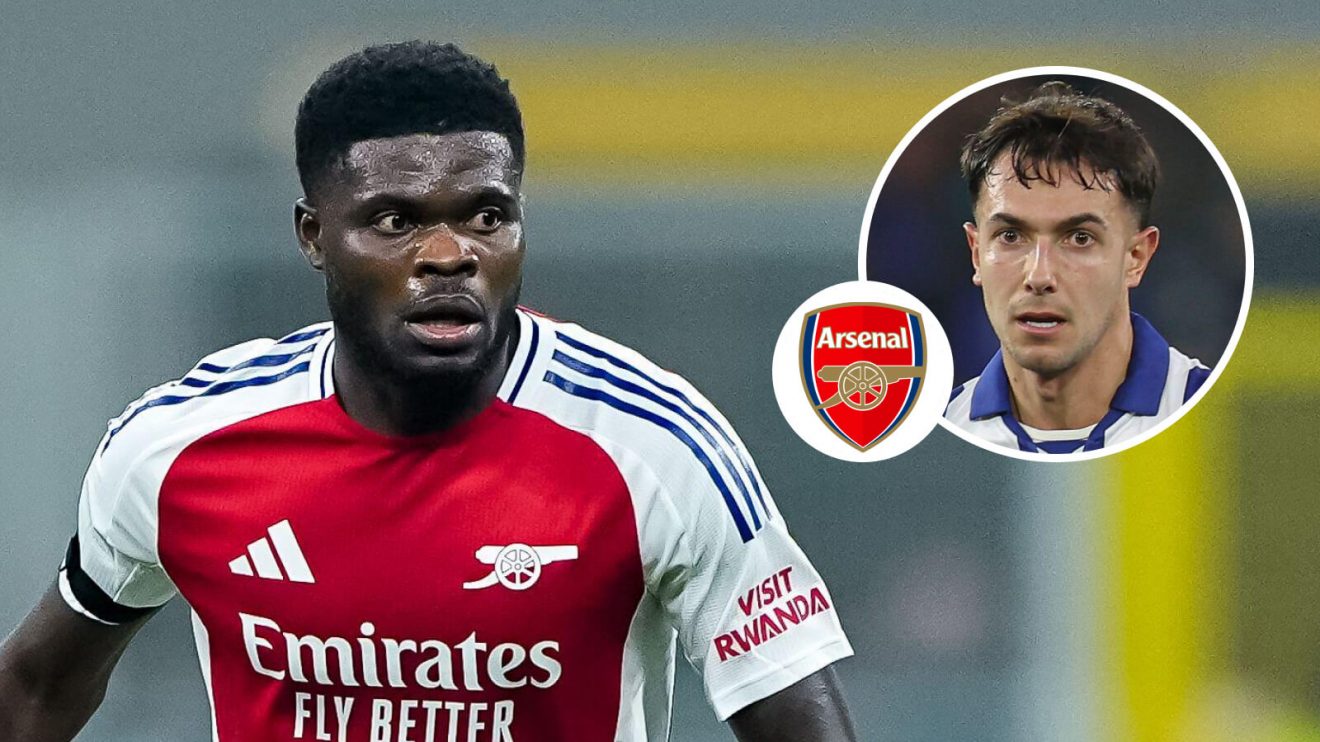 Arsenal star Thomas Partey and Martin Zubimendi