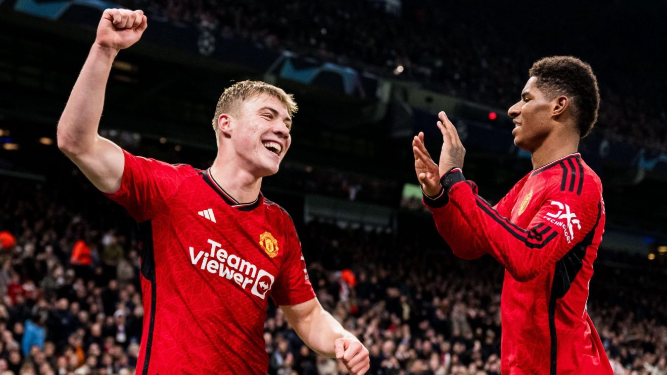 Hojlund Rashford Man Utd