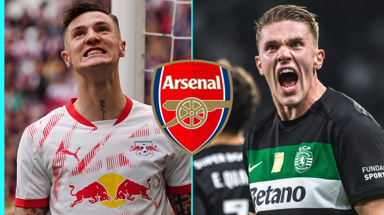 Arsenal transfer targets Benjamin Sesko and Viktor Gyokeres