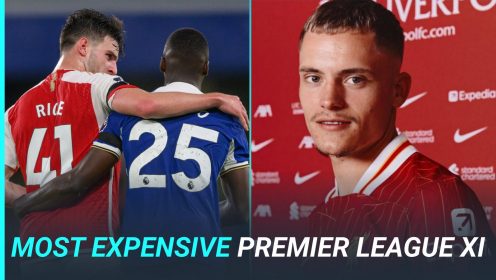 Rice drops out of the most expensive XI in Premier League transfer history