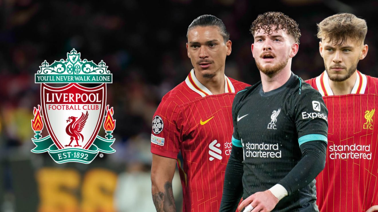 Nunez, Bradley and Elliott of Liverpool.