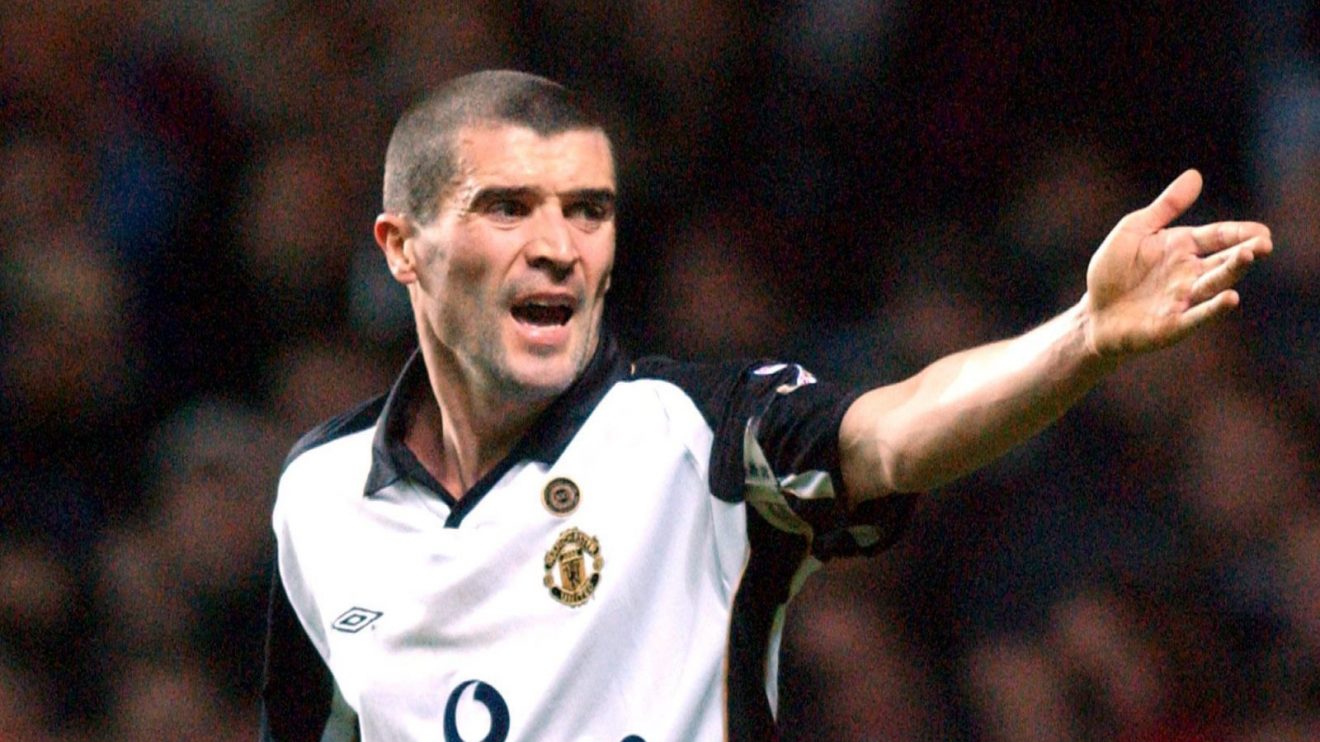 Manchester United midfielder Roy Keane