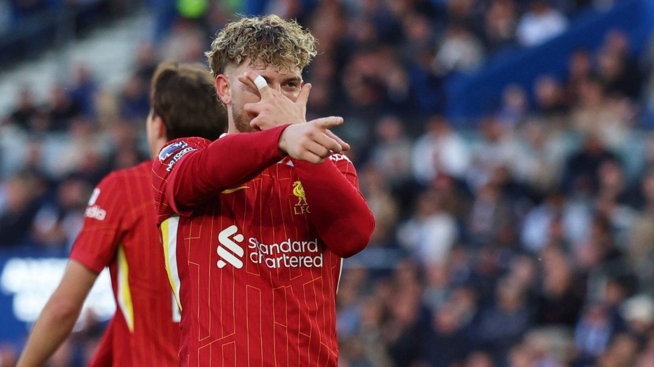 Liverpool midfielder Harvey Elliott
