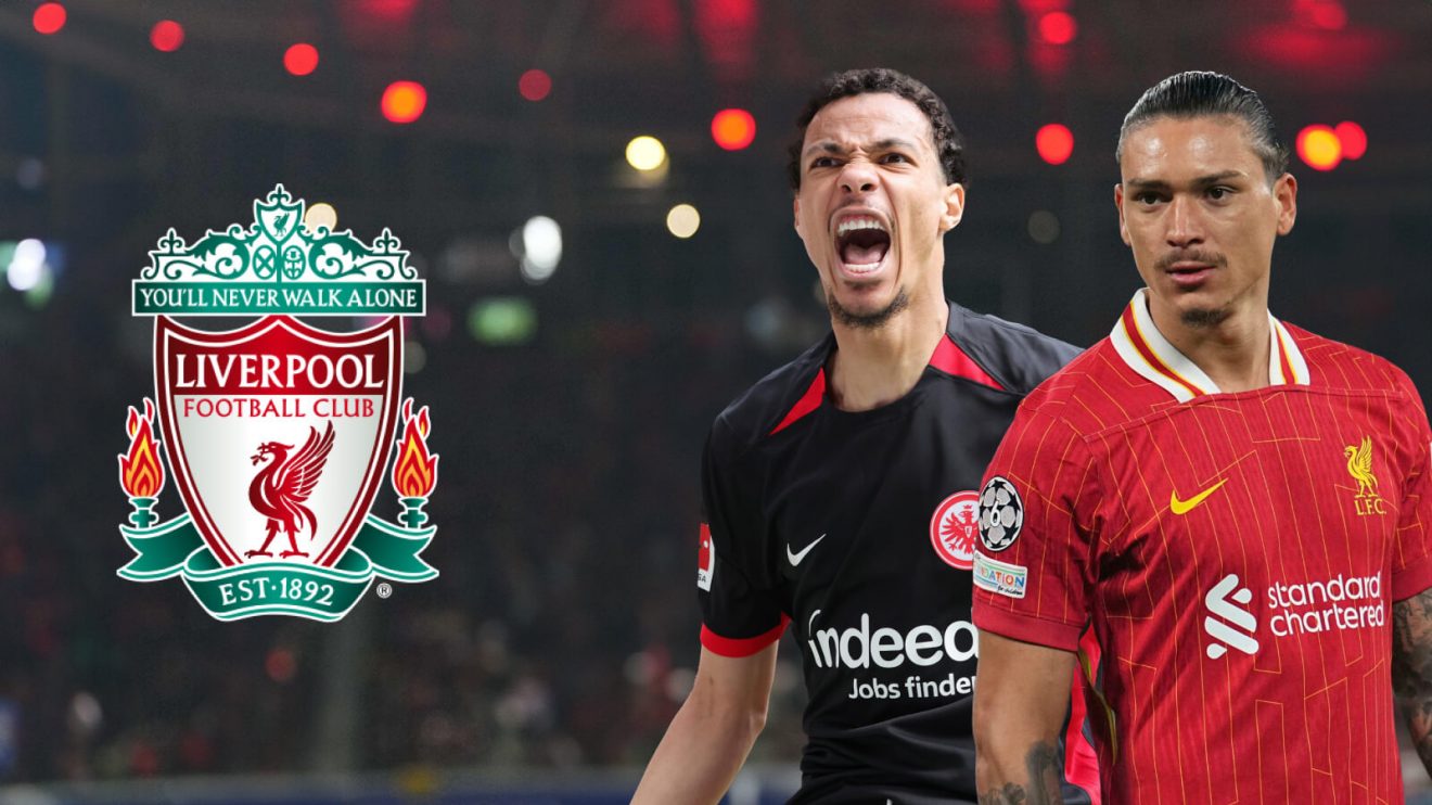Liverpool striker Darwin Nunez and Hugo Ekitike
