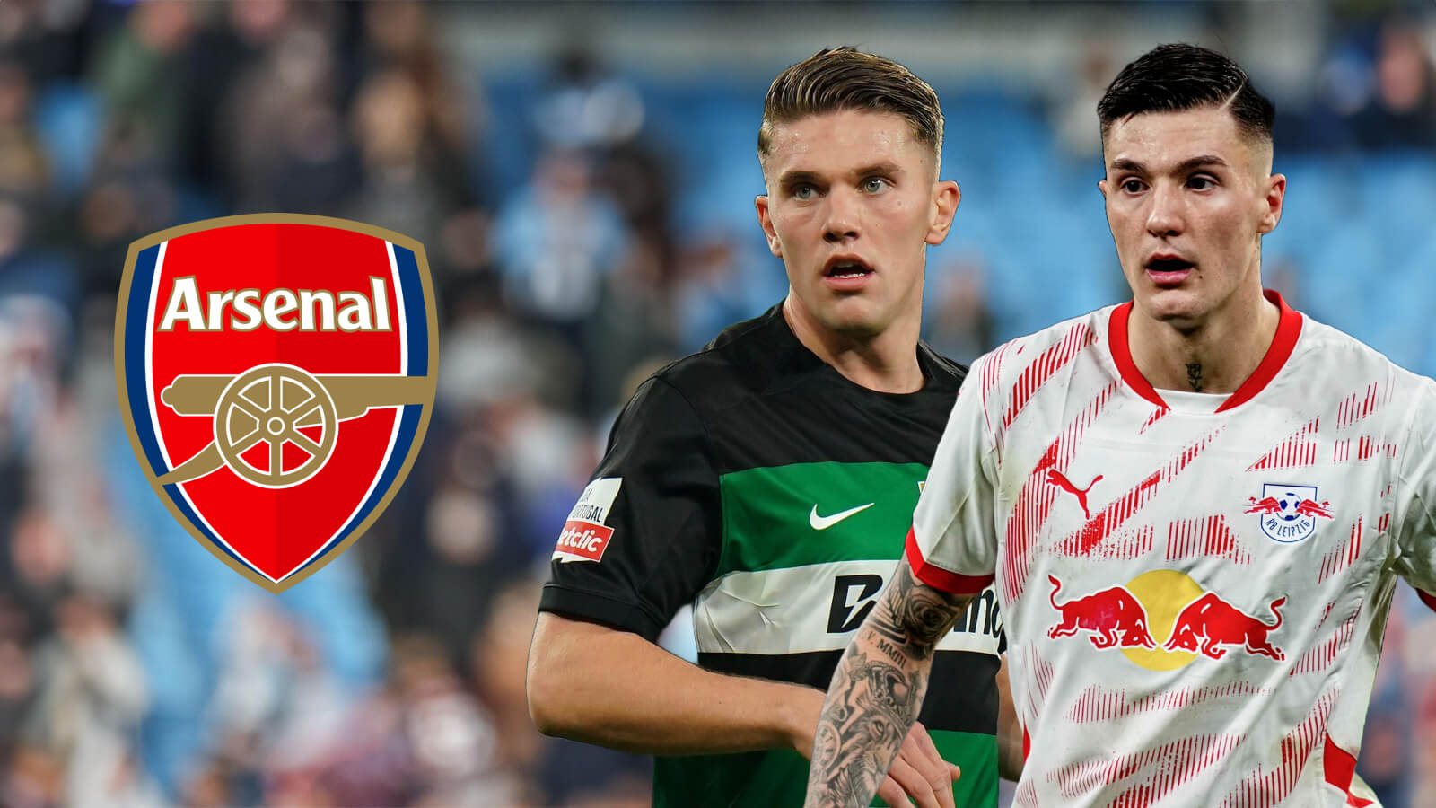 Benjamin Sesko Viktor Gyokeres Arsenal F365