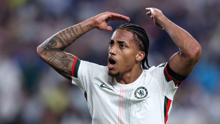 Chelsea striker Joao Pedro, who is a Barcelona target - copyright F365