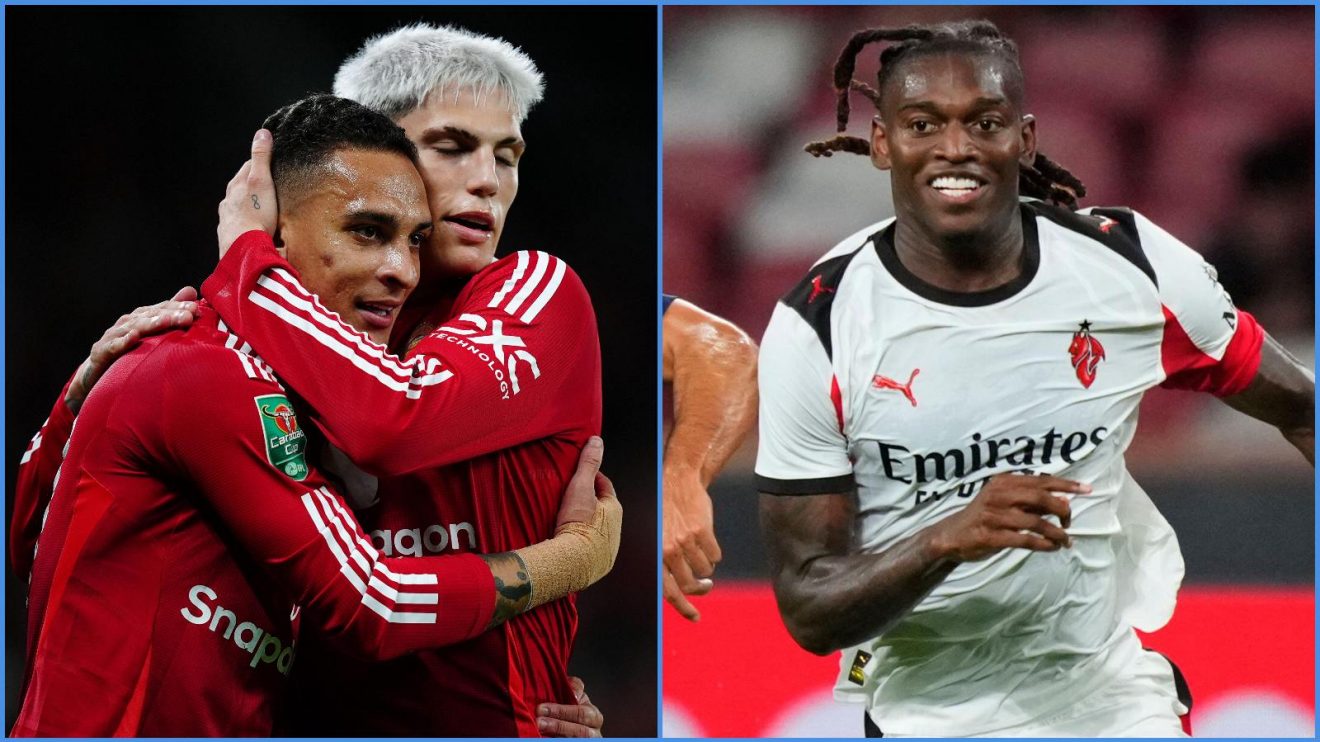 Antony, Alejandro Garnacho and Rafael Leao