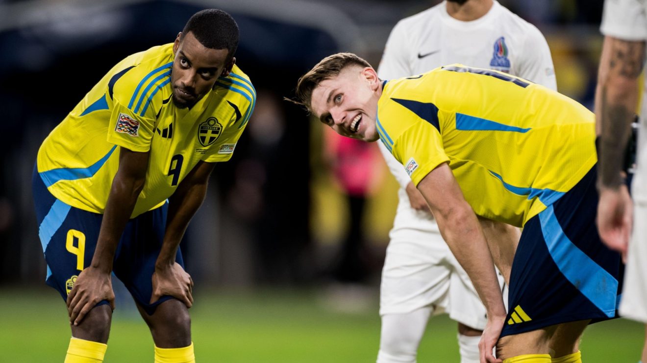 Sweden strikers Alexander Isak and Viktor Gyokeres have been linked with Liverpool and Arsenal