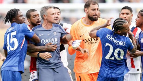 Chelsea star fires dig at PSG after being hit by Luis Enrique during Club World Cup final melee