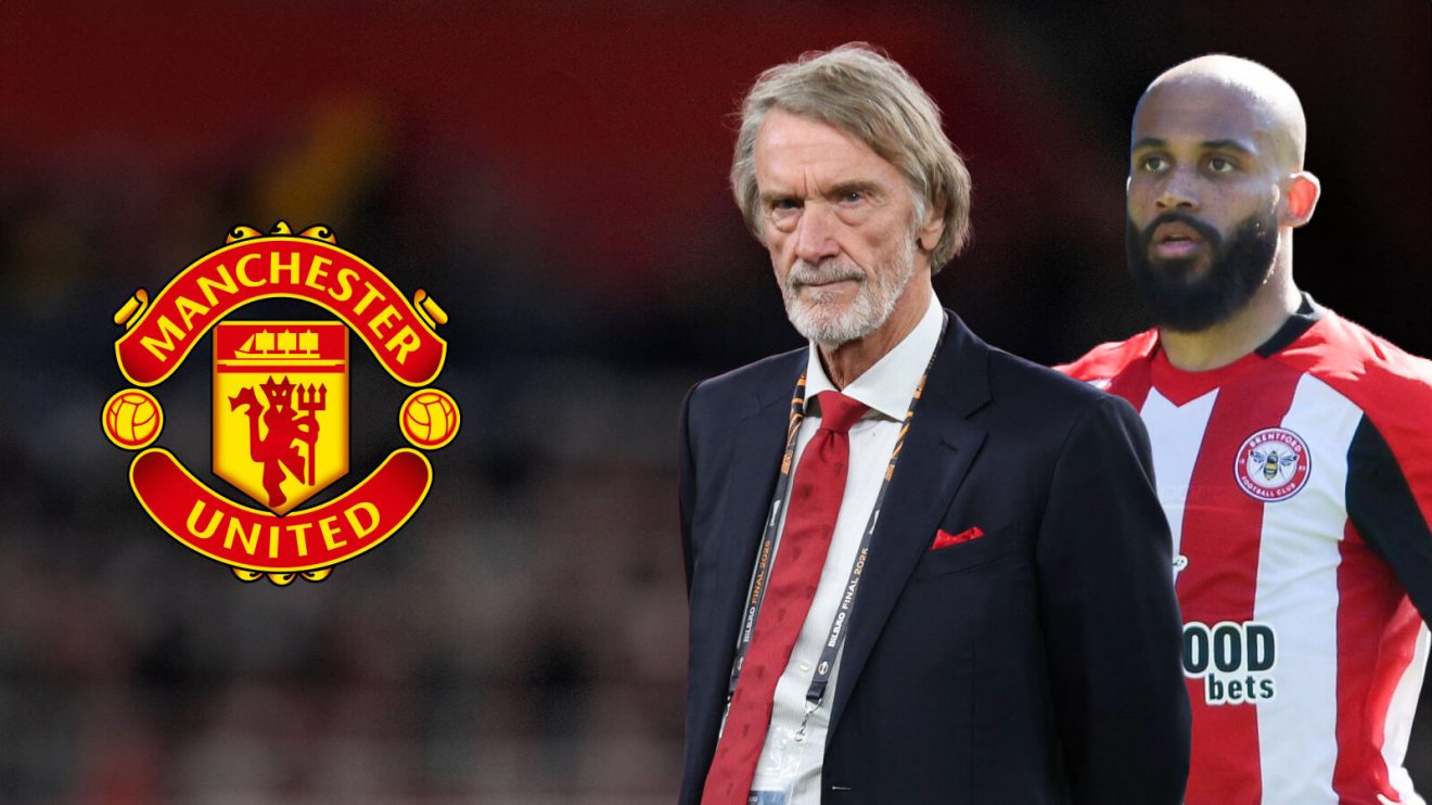 Man Utd owner Sir Jim Ratcliffe and Bryan Mbeumo