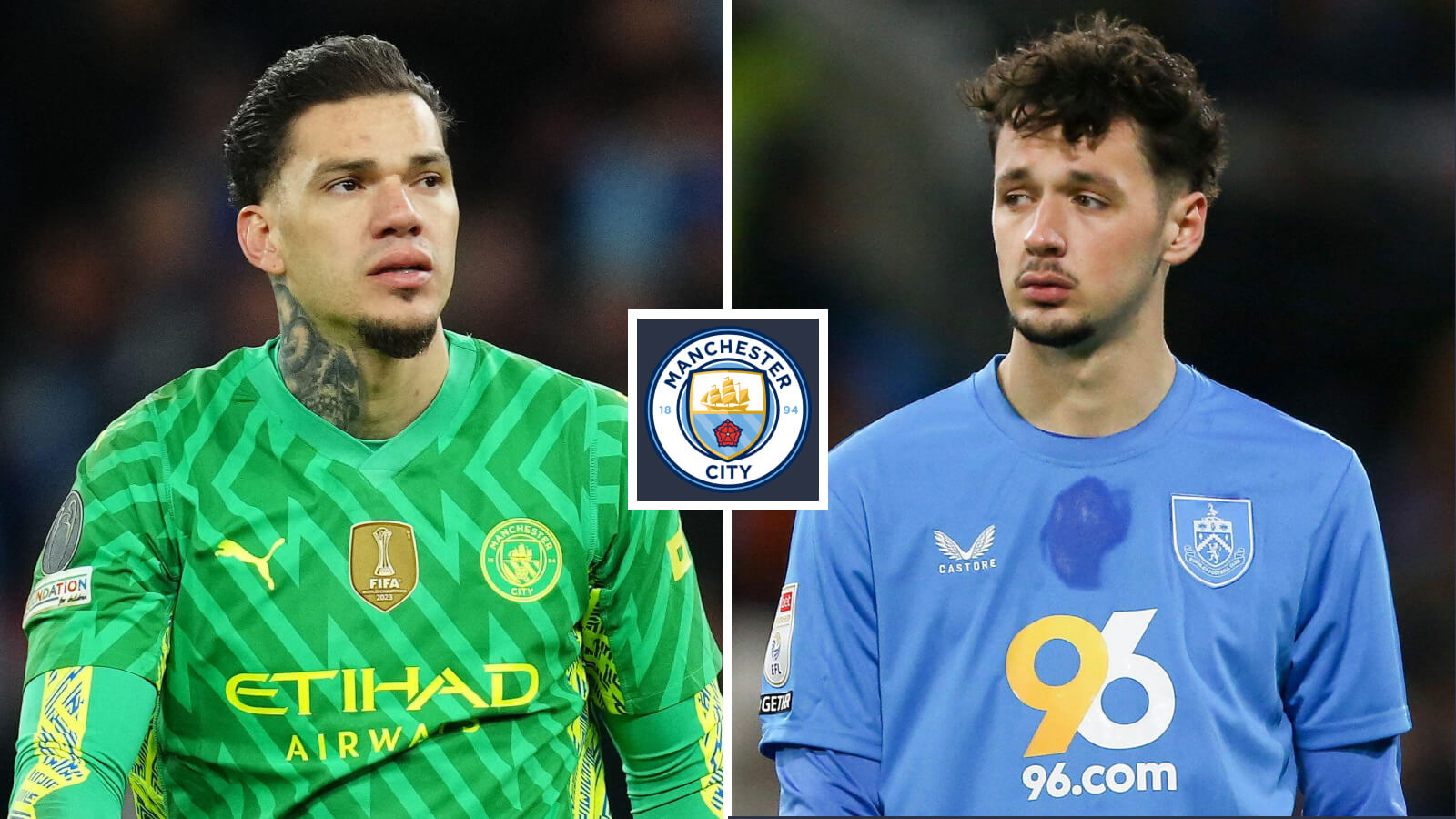 Two Images Ederson James Trafford 1