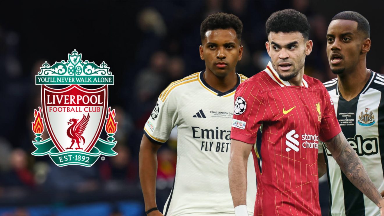 Liverpool targets Rodrygo and Alexander Isak with Luis Diaz