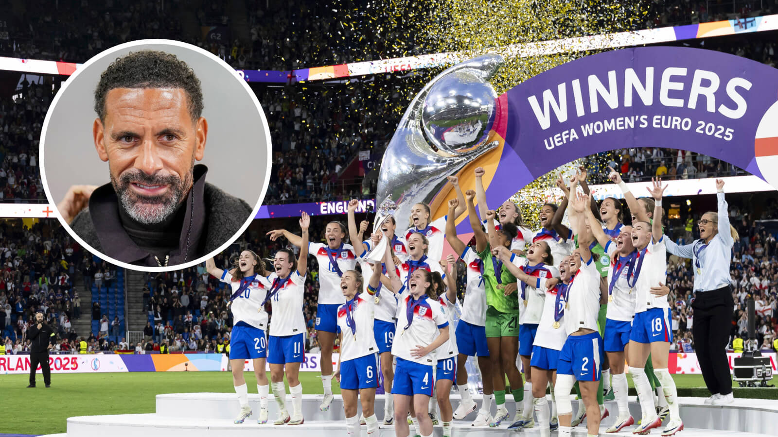 F365 Englands women winning Euro 2025 Rio Ferdinand 1