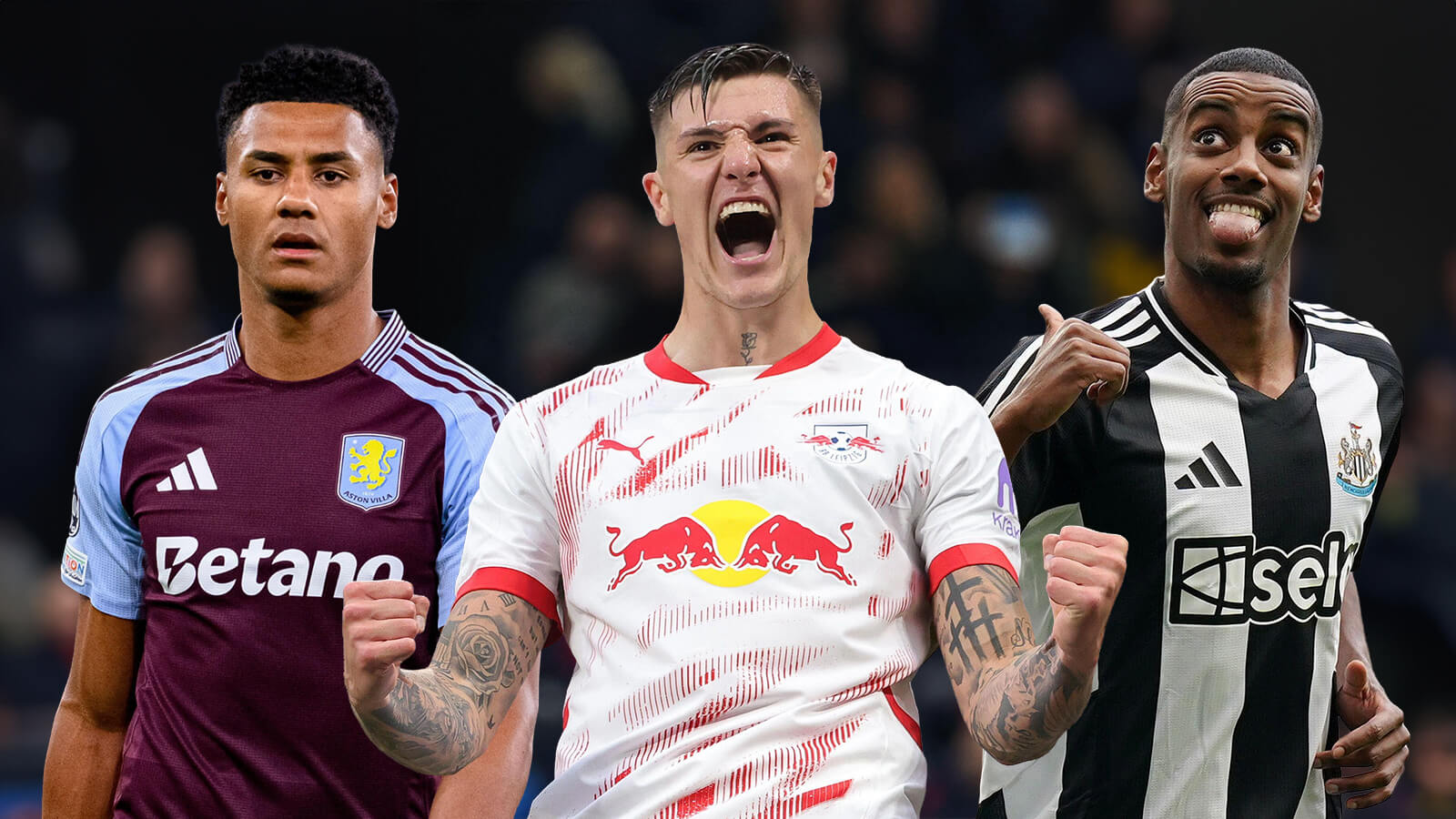 Ollie Watkins Benjamin Sesko Alexander Isak