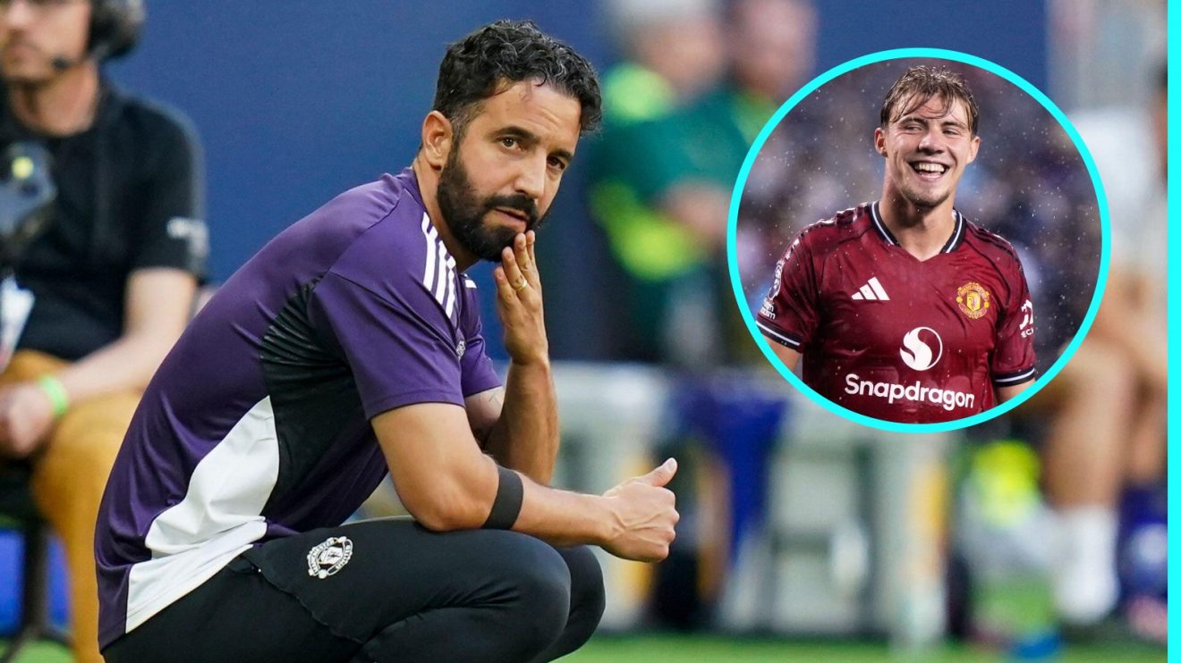 Ruben Amorim and Rasmus Hojlund