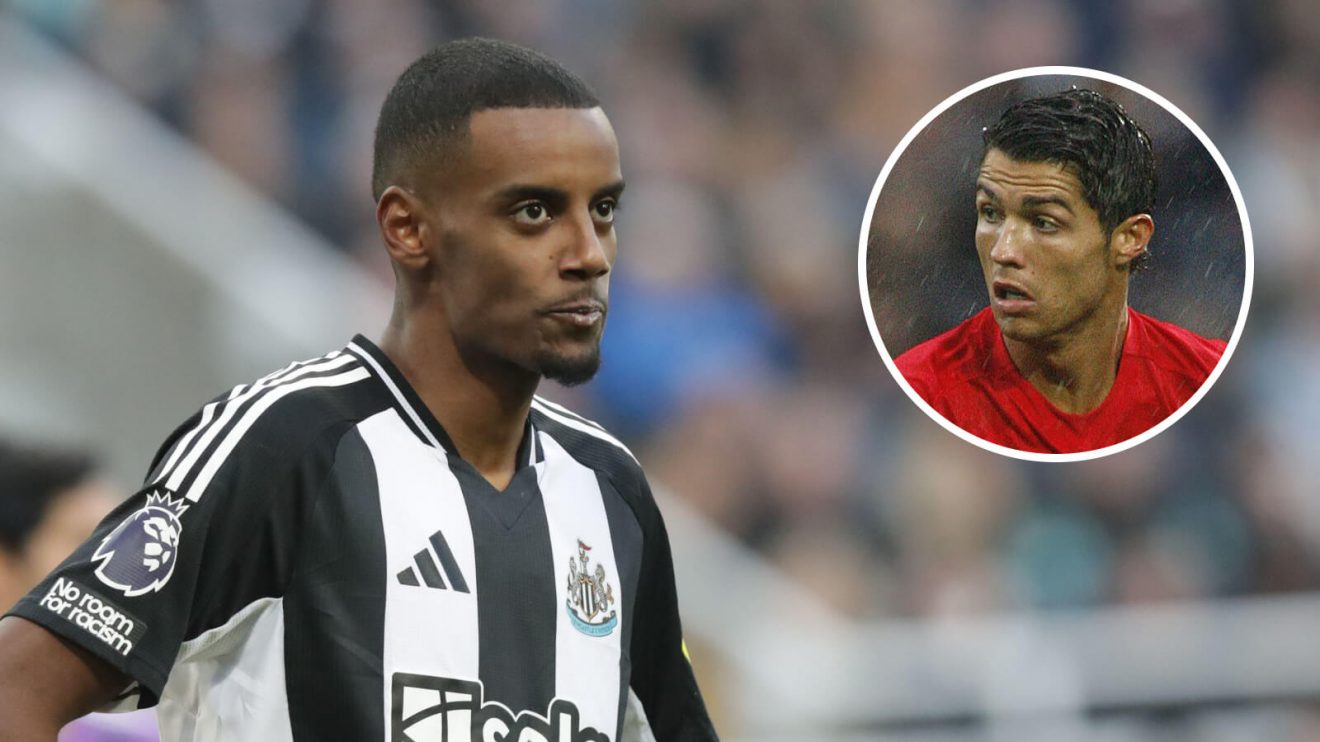 Alexander Isak and Ronaldo.