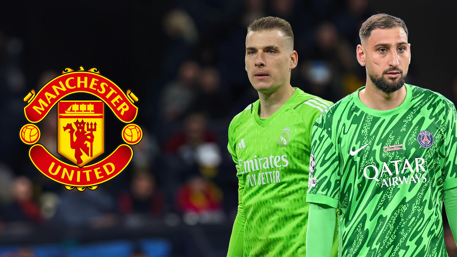 F365 One Badge Gianluigi Donnarumma Andriy Lunin Manchester United 1