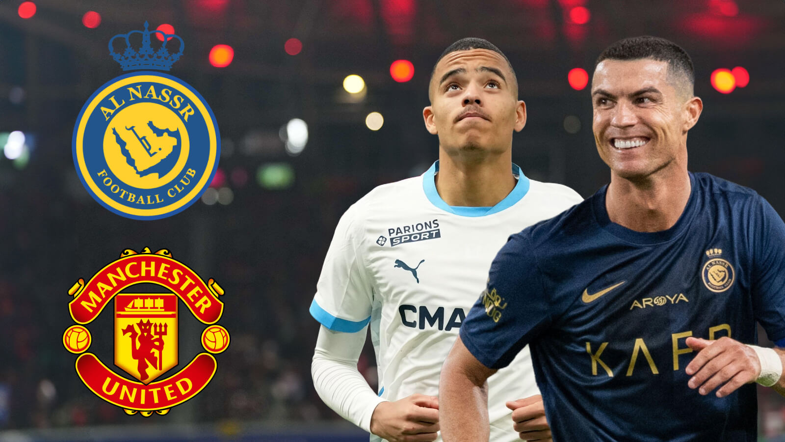 F365 Cristiano Ronaldo Mason Greenwood with Al Nassr and Manchester United 1