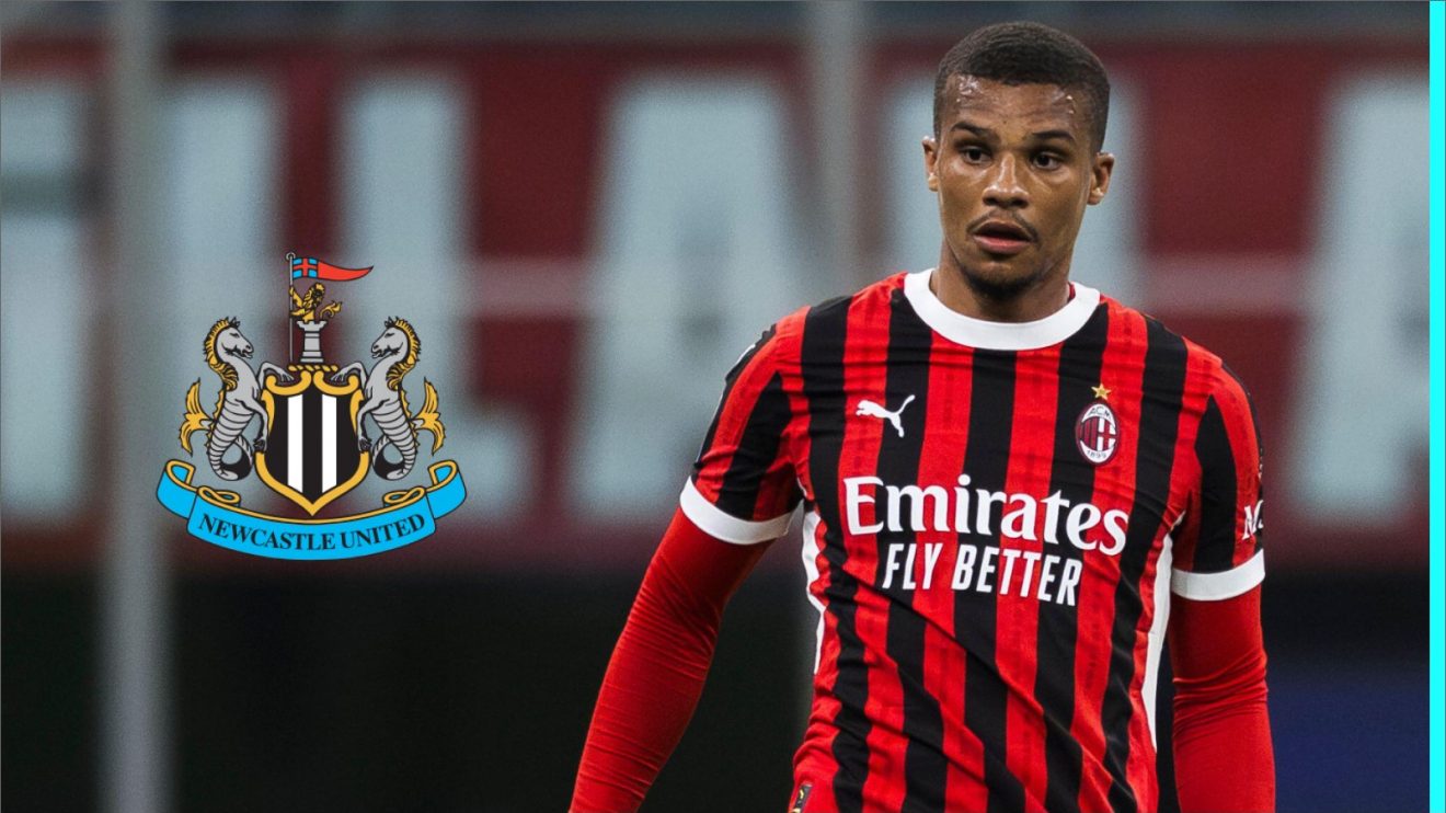 Malick Thiaw and the Newcastle badge