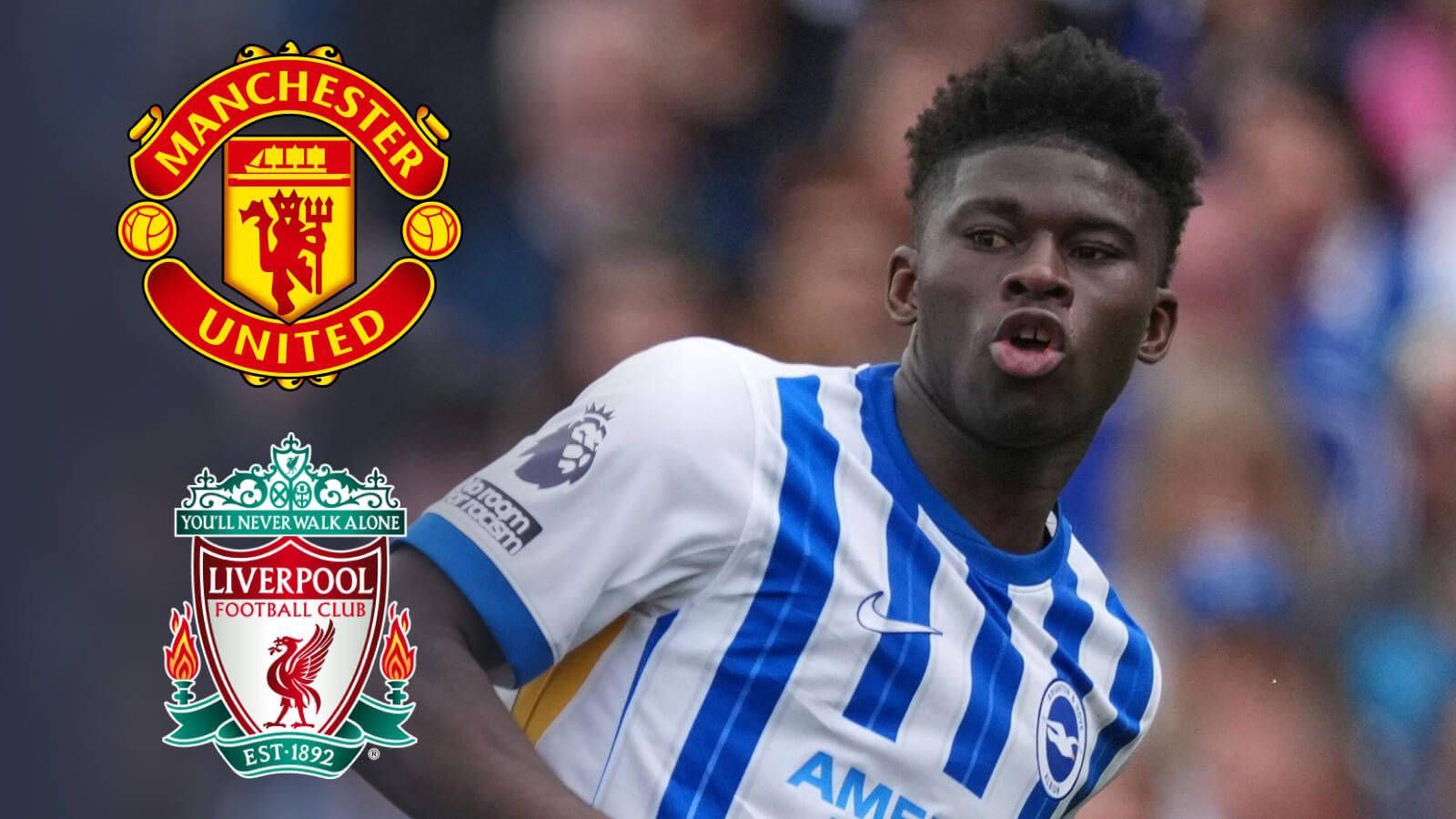 Carlos Baleba Manchester United Liverpool