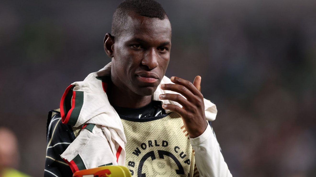 Newcastle-linked Chelsea forward Nicolas Jackson before a game