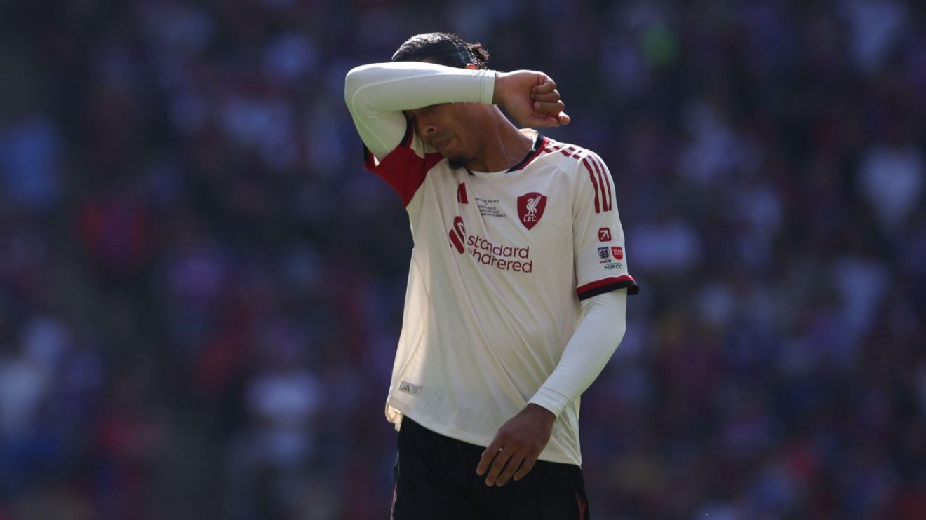 Virgil van Dijk was poor in Community Shield.