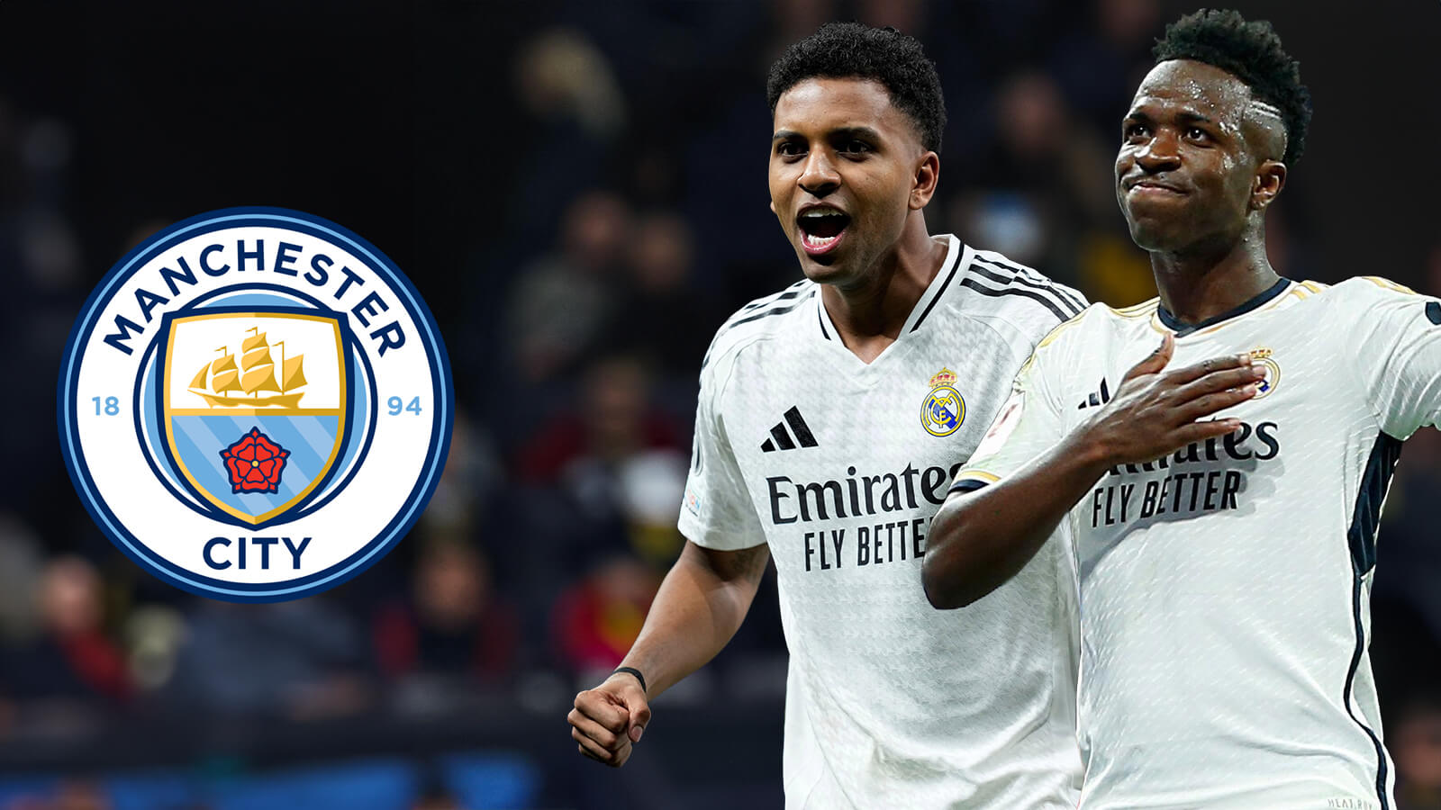 F365 One Badge Vinicius Junior Rodrygo Silva Manchester City