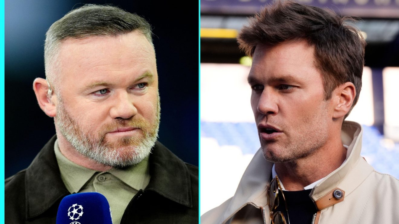 Wayne Rooney and Tom Brady