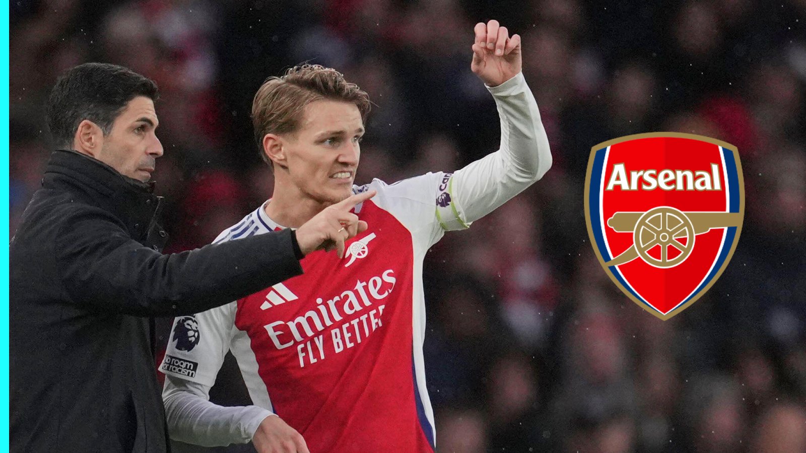 mikel arteta martin odegaard arsenal