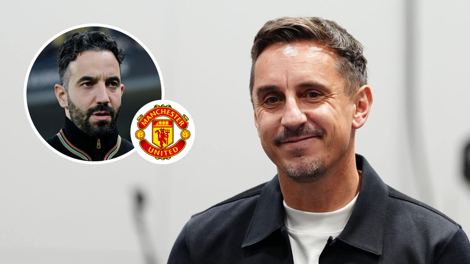 Two Images Collage 2726 Gary Neville Ruben Amorim
