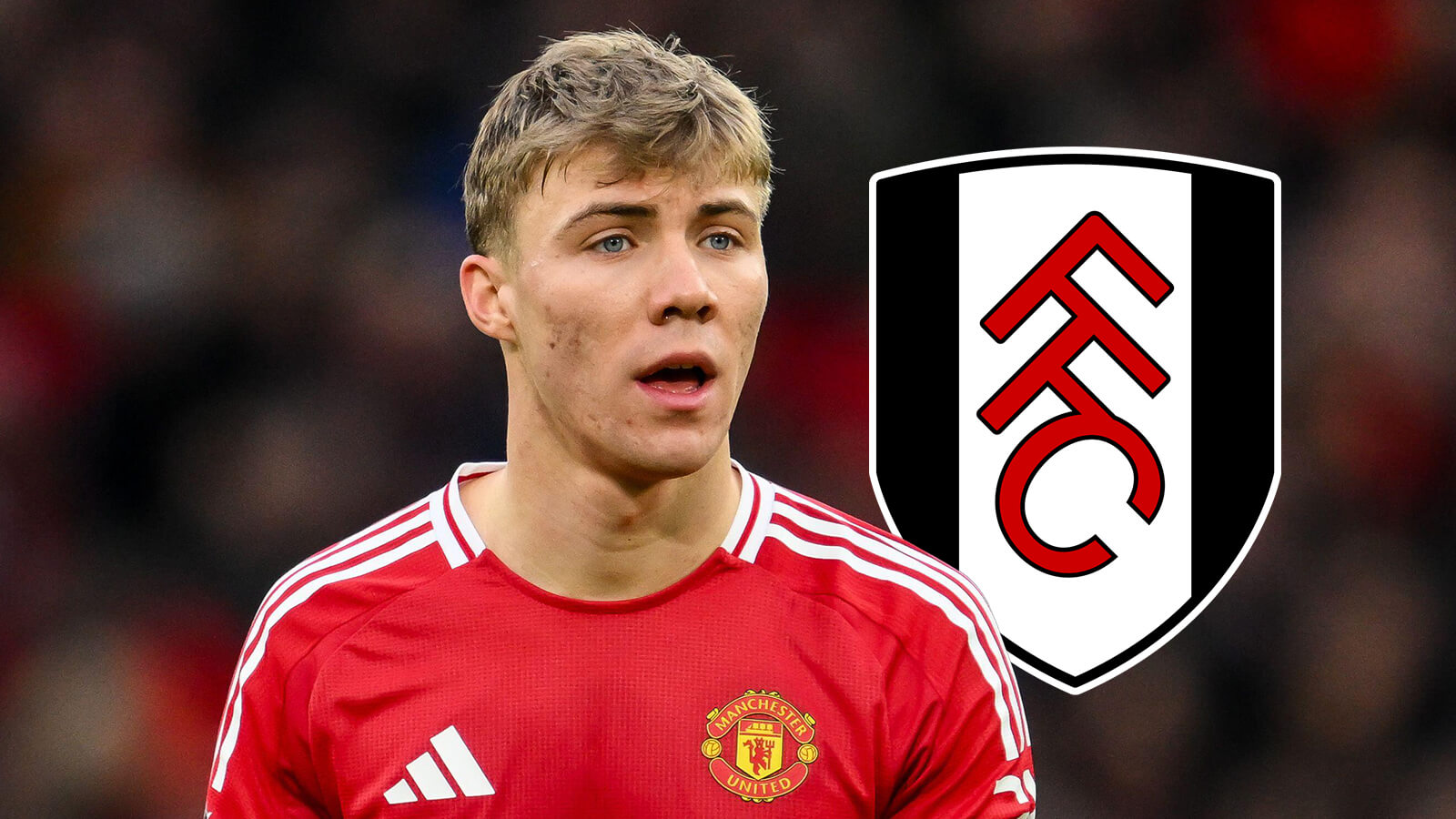 F365 One Badge Rasmus Hojlund Fulham