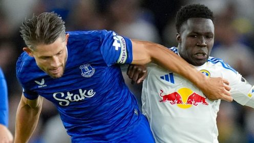 Pundits divided by Leeds vs Everton penalty ‘scandal’ as Tarkowski guilt ‘written all over his face’