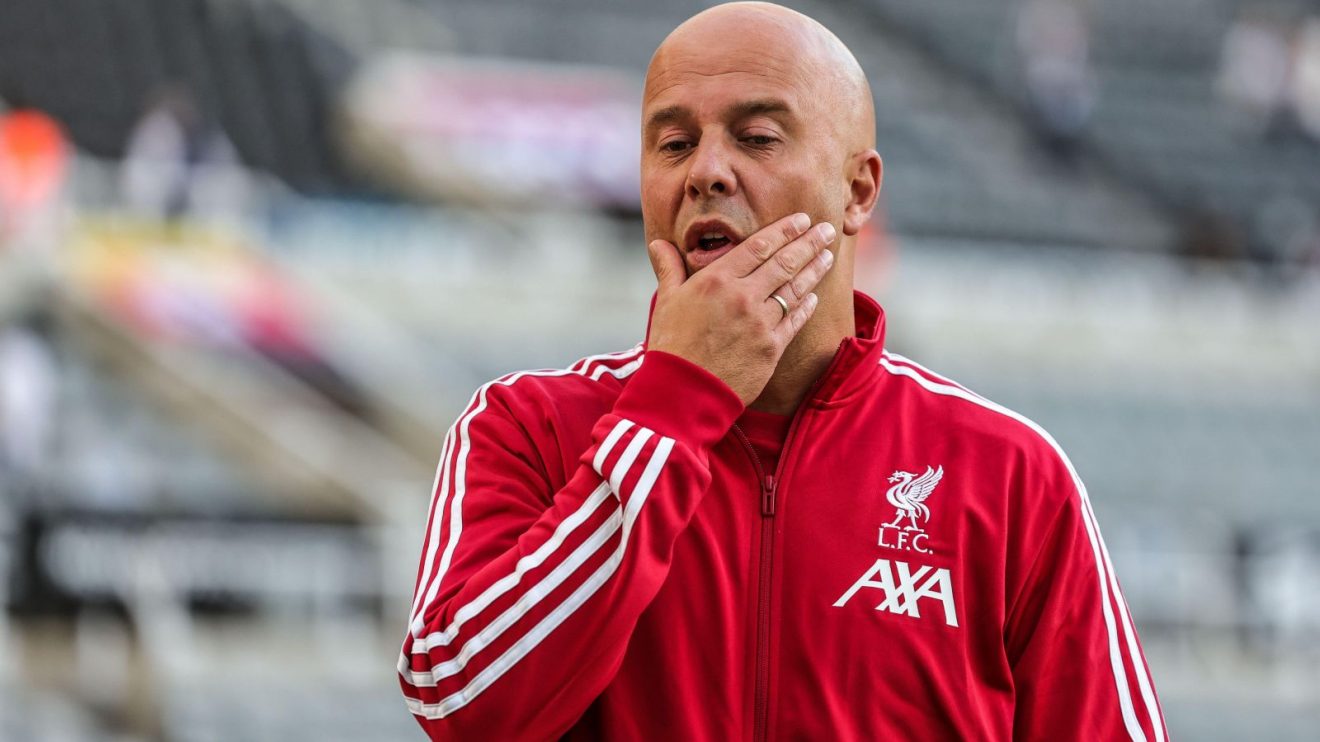 Liverpool head coach Arne Slot