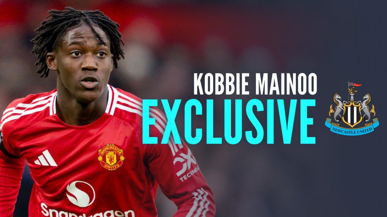 Kobbie Mainoo, Newcastle exclusive graphic