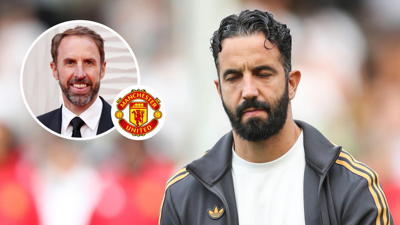 Man Utd boss Ruben Amorim and Gareth Southgate