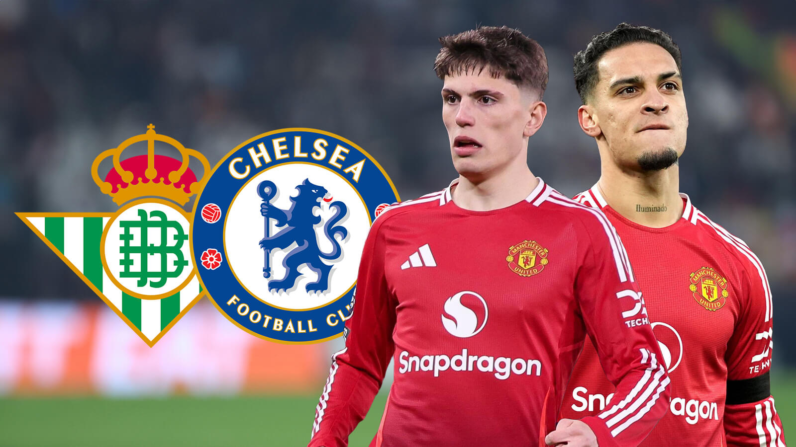 F365 Two Badges Alejandro Garnacho Antony Matheus Chelsea Real Betis