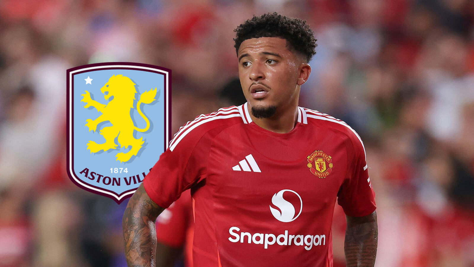 F365 Jadon Sancho with Aston Villa badge 1