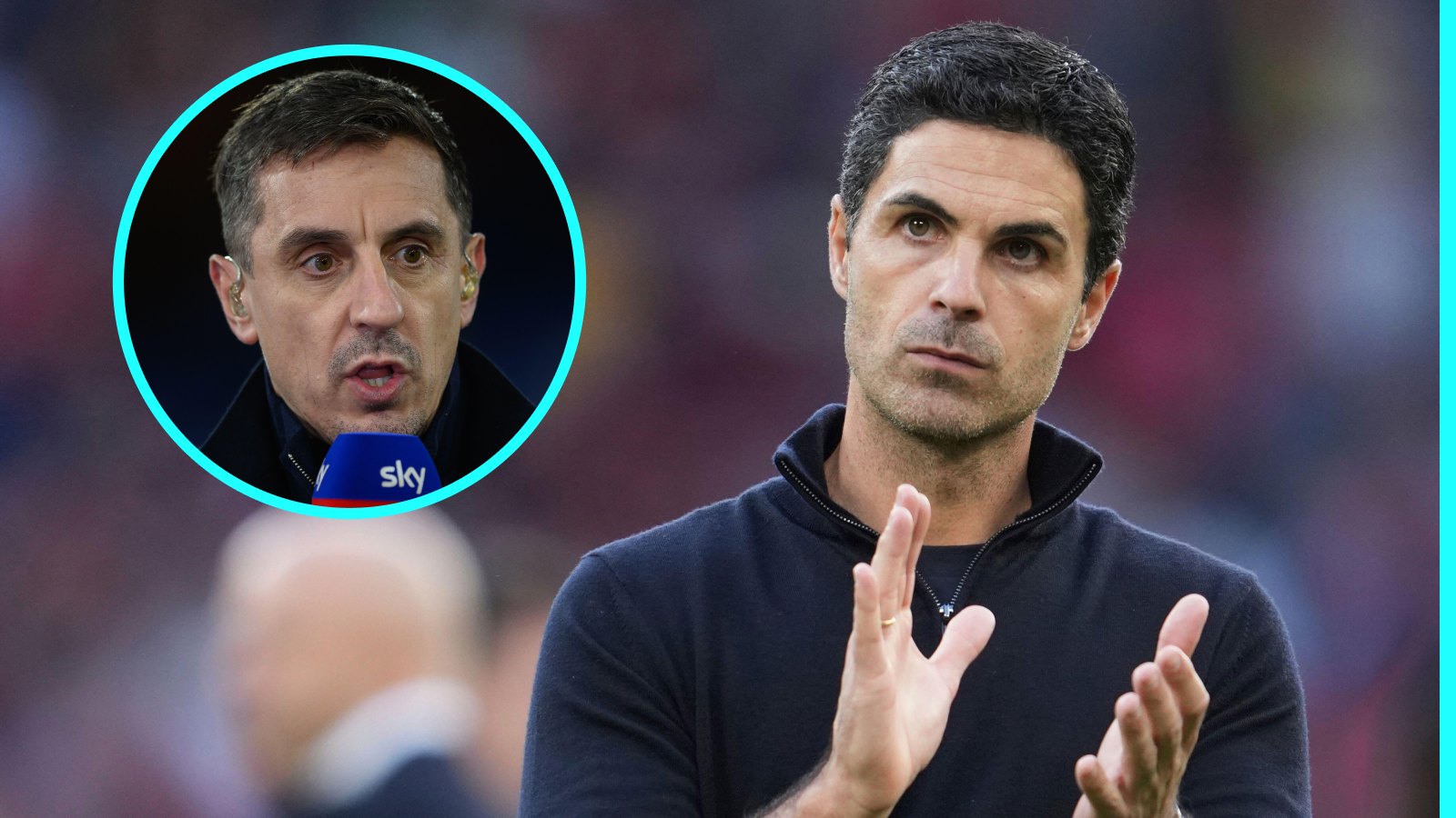 gary neville mikel arteta 1
