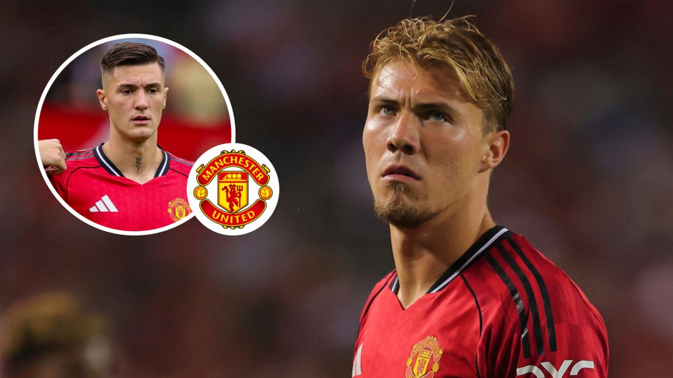 Man Utd strikers Rasmus Hojlund and Benjamin Sesko